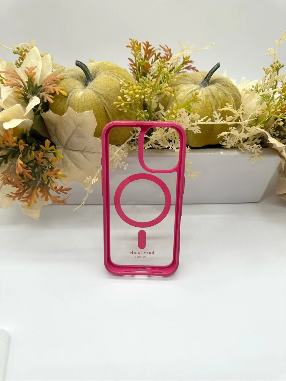 Kate Spade Brand New IPhone 16 Pink Clear Case